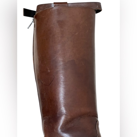 Ann Demeulemeester brown leather riding  boots - Picture 12 of 16